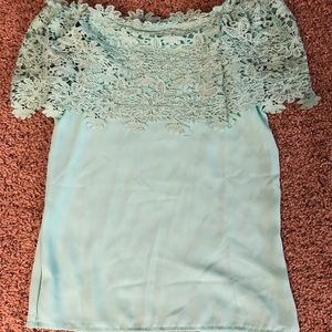Lacey off the shoulder top